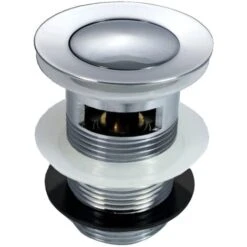 Stratford Traditional Single Pair Of Cross Head Hot And Cold Basin Taps + Waste -Bathroom Faucet Store 32300545 3