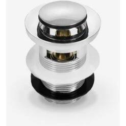 Stratford Traditional Single Pair Of Cross Head Hot And Cold Basin Taps + Waste -Bathroom Faucet Store 32300545 5