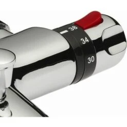 Modern Deck Mounted Chrome Thermostatic Bath Shower Mixer Tap 10 Modern Deck Mounted Chrome Thermostatic Bath Shower Mixer Tap -Bathroom Faucet Store 34525744 4