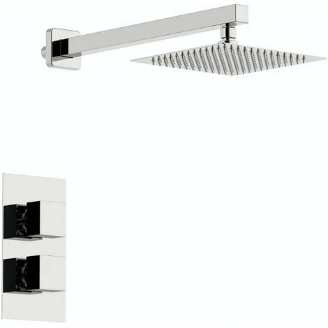 Orchard Derwent Thermostatic Square Concealed Shower Valve And Head Set 3 Orchard Derwent Thermostatic Square Concealed Shower Valve And Head Set
