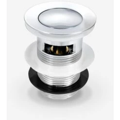 Strafford Victorian Chrome Cross Head Basin Hot & Cold Tap Pair + Waste 10 Strafford Victorian Chrome Cross Head Basin Hot & Cold Tap Pair + Waste -Bathroom Faucet Store 35414852 4