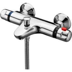 Wall Mounted Thermostatic Bath Shower Mixer 3 Mode Handset -Bathroom Faucet Store 35548763 4