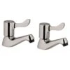 Pro Tap Lever Bath Pillar Taps 298626CP Chrome Plated -Bathroom Faucet Store 36687123 1