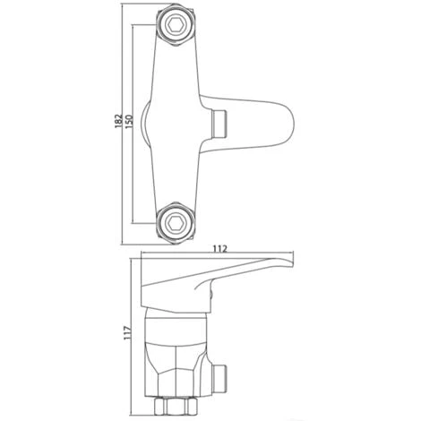 Shower Mixer TESSA Chrome SCHÜTTE 6 Shower Mixer TESSA Chrome SCHÜTTE - Image 4