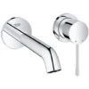Grohe Essence Single Lever Basin Mixer Facade 2 Holes Size M Chrome (19408001) -Bathroom Faucet Store 39021473 1