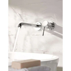 Grohe Essence Single Lever Basin Mixer 2 Holes Size M Chrome (19408001-set) -Bathroom Faucet Store 40460201 5