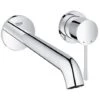 Grohe Essence - Single Lever 2-hole Basin Mixer Front Panel L-size, Chrome (19967001) -Bathroom Faucet Store 40741930 1