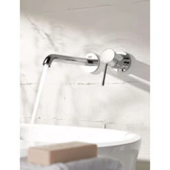 Grohe Essence - Single Lever 2-hole Basin Mixer Front Panel L-size, Chrome (19967001) 7 Grohe Essence - Single Lever 2-hole Basin Mixer Front Panel L-size, Chrome (19967001) -Bathroom Faucet Store 40741930 3