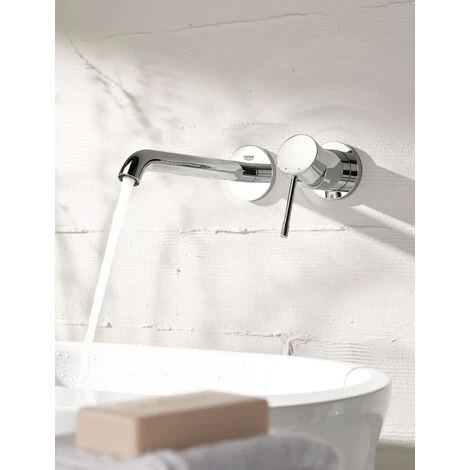 Grohe Essence - Single Lever 2-hole Basin Mixer Front Panel L-size, Chrome (19967001) 5 Grohe Essence - Single Lever 2-hole Basin Mixer Front Panel L-size, Chrome (19967001) - Image 3