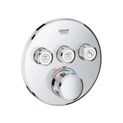 Grohe Grohtherm SmartControl Thermostat For Concealed Installation With 3 Valves (29121000)