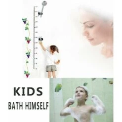 LITZEE Shower Holder, Self-adhesive Wall-mounted Shower Head Holder With Adjustable Angle, Waterproof, Durable, Wall Mounted For Hotel Bathrooms -Bathroom Faucet Store 43067310 5