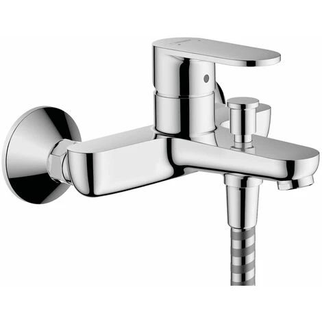 Hansgrohe Vernis Blend Bathroom Wall Mounted Bath Mixer Tap Chrome Modern Curved 3 Hansgrohe Vernis Blend Bathroom Wall Mounted Bath Mixer Tap Chrome Modern Curved
