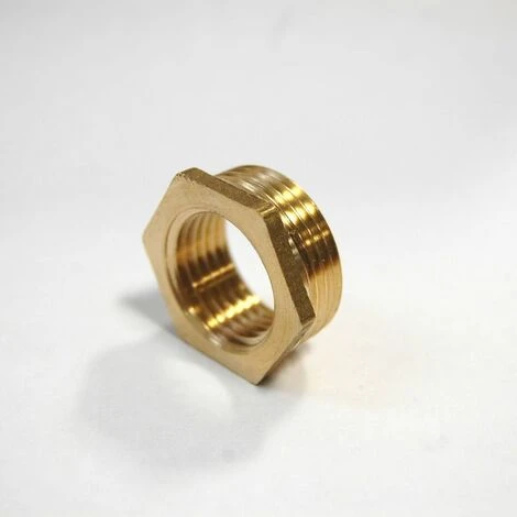 Primus 3/4 Inch BSPT X 1/2 Inch BSPP M/F Polished Brass 4 Primus 3/4 Inch BSPT X 1/2 Inch BSPP M/F Polished Brass - Image 2