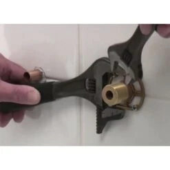 Black Thermostatic Bar Mixer Shower Valve Round Bottom Outlet + Fast Fit Kit -Bathroom Faucet Store 51186774 4