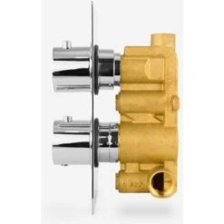 Lily 2 Dial 1 Outlet Round Concealed Thermostatic Shower Chrome 10 Lily 2 Dial 1 Outlet Round Concealed Thermostatic Shower Chrome -Bathroom Faucet Store 51420541 4