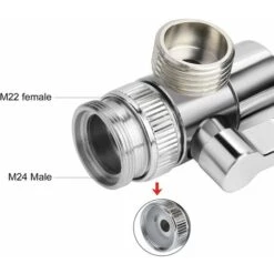 LangRay Shut-off Valve Shower Head Valve Head Brass Switch Valve G1 / 2 Shower Shut-off Valve -Bathroom Faucet Store 51795730 4