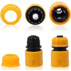 LangRay Hose Coupler 10 Pack - 1/2 "Quick Coupler - For Connecting Hoses, Garden Tools, Garden Hoses - With Strong Strength 9 LangRay Hose Coupler 10 Pack - 1/2 "Quick Coupler - For Connecting Hoses, Garden Tools, Garden Hoses - With Strong Strength -Bathroom Faucet Store 51796869 3