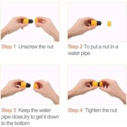 LangRay Hose Coupler 10 Pack - 1/2 "Quick Coupler - For Connecting Hoses, Garden Tools, Garden Hoses - With Strong Strength 10 LangRay Hose Coupler 10 Pack - 1/2 "Quick Coupler - For Connecting Hoses, Garden Tools, Garden Hoses - With Strong Strength -Bathroom Faucet Store 51796869 4