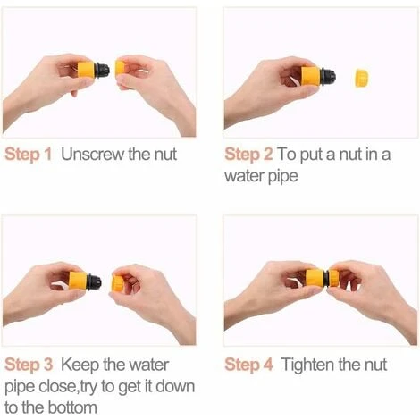 LangRay Hose Coupler 10 Pack - 1/2 "Quick Coupler - For Connecting Hoses, Garden Tools, Garden Hoses - With Strong Strength 6 LangRay Hose Coupler 10 Pack - 1/2 "Quick Coupler - For Connecting Hoses, Garden Tools, Garden Hoses - With Strong Strength - Image 4