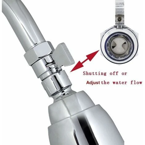 LangRay Copper Shut-Off Valve - For Shower Heads, To Adjust Water Temperature Easily And Not Frequently 6 LangRay Copper Shut-Off Valve - For Shower Heads, To Adjust Water Temperature Easily And Not Frequently - Image 4