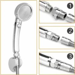 LangRay Shower Head Shut-Off Flow Control Shut-off Valve Brass Flow Faucet Universal Replacement Part 10 LangRay Shower Head Shut-Off Flow Control Shut-off Valve Brass Flow Faucet Universal Replacement Part -Bathroom Faucet Store 51800377 4