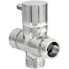 Chrome 3 Way Shower Head Forshower Bypass Valve Tee Adapter Tap Hasaki -Bathroom Faucet Store 51940632 1