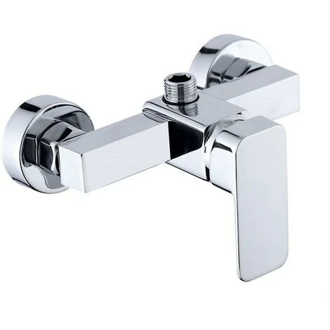 Modern Chrome Wall-mounted Shower Tap With Shower Mixer For Cold And Hot Water 3 Modern Chrome Wall-mounted Shower Tap With Shower Mixer For Cold And Hot Water