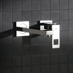 Grohe Eurocube - 2-hole Basin Mixer M-Size (23447000) -Bathroom Faucet Store 54301089 3