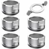 LITZEE M24 Aerator Tap Sieve Insert External Thread Mixer Nozzle With Stainless Steel Filter Including Chrome Mixer Nozzle Wrench For Taps Pack Of 5 -Bathroom Faucet Store 54902696 1