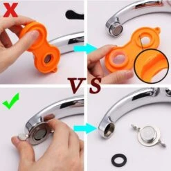 LITZEE M24 Aerator Tap Sieve Insert External Thread Mixer Nozzle With Stainless Steel Filter Including Chrome Mixer Nozzle Wrench For Taps Pack Of 5 -Bathroom Faucet Store 54902696 4