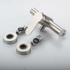 Wall-mounted Stainless Steel Shower Mixer Tap With Single Lever For Cold And Hot Water -Bathroom Faucet Store 56639087 4