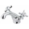 Eastbrook Haymarket Mono Basin Mixer Tap With Clicker Waste - Chrome - 79.0010 -Bathroom Faucet Store 57340495 1