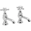 Heritage Hartlebury Basin Taps - Chrome - THRC00 -Bathroom Faucet Store 57382303 1