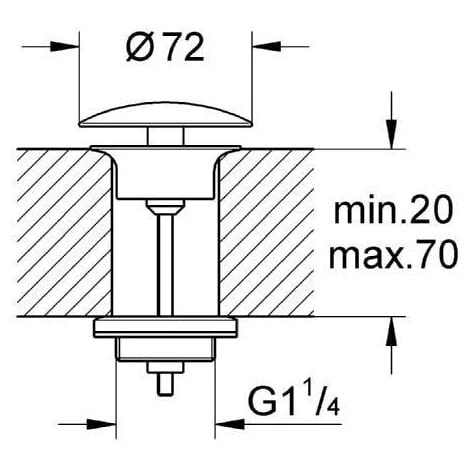 Grohe Waste 1 1/4" (65808000) 4 Grohe Waste 1 1/4" (65808000) - Image 2