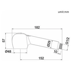 Hand Shower Kitchen Faucet 2 Jets Shower Head Replacement Hand Shower -Bathroom Faucet Store 58418162 4