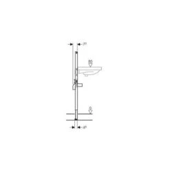 Geberit DUOFIX Basin Support Frame (111.430.00.1) -Bathroom Faucet Store 58739736 3