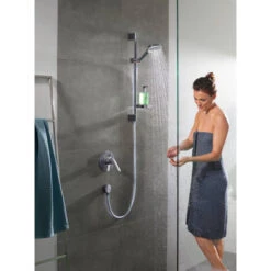 Hansgrohe Ecostat Universal Set Thermostatic Bath/shower Mixer + Crometta Vario Shower Set With Soap Dish (13123000-Crometta2) -Bathroom Faucet Store 58818277 3