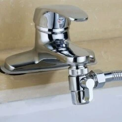 Diverter Valve Shower Attachment,Diverter Valve,Alloy Shower Faucet 2 Way Diverter Valve,Brass Diverter Valvefor Kitchen Sink Faucet Or Bathroom -Bathroom Faucet Store 59152303 3
