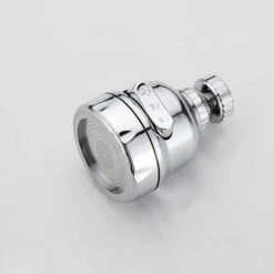 360 Swivel Faucet Tap Aerator- Adjustable 3 Mode Water Saving Faucet ABS Plastic Splash Proof Faucet Nozzle Filter Faucet Tap For Bathroom Kitchen RZ044