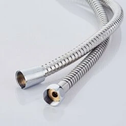 Bathroom Double Cross Head Knobs Mixer Monobloc Tap With Handheld Shower Head Chrome Finish Brass Body Traditional Design With Fittings For Home Hotel -Bathroom Faucet Store 59499705 4