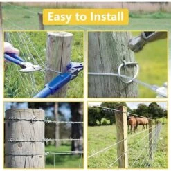 140 Pieces Galvanized Steel Spikes Fence Spikes Wire Mesh Spike 1.2x1.9cm U-shaped Fence Nail Staples For Fence Galvanized Clip Wire Mesh For Netting -Bathroom Faucet Store 59691631 4