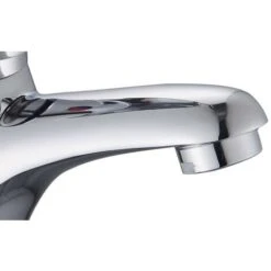 Cloakroom Basin Mixer Tap Chrome Basin Sink Mono Bathroom + Fixings + Waste -Bathroom Faucet Store 59930124 4