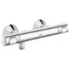 Grohe Precision Flow Thermostatic Shower Mixer, SafeStop, Chrome (34840000)