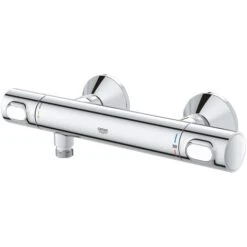 Grohe Precision Flow Thermostatic Shower Mixer, SafeStop, Chrome (34840000) -Bathroom Faucet Store 60958901 3