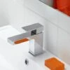 Blade Basin Mono Mixer Tap - Optional Flip Waste - Ex Bath Store, Without Waste -Bathroom Faucet Store 64565126 1