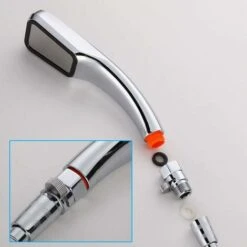 1/2 Brass Shut-Off Valve For Shower Head, Outside Shut-Off Valve, Brass Shut-Off Valve, Angle Valve, Chrome Shut-Off For Shower Head -Bathroom Faucet Store 66434800 4