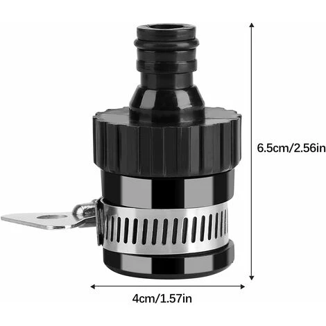 Universal Faucet Adapter For Garden Tap And Garden Hose, Garden Hose Connector For Mixer Tap 4 Universal Faucet Adapter For Garden Tap And Garden Hose, Garden Hose Connector For Mixer Tap - Image 2