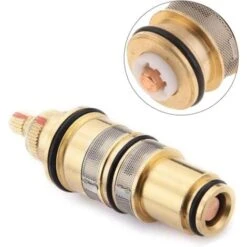 Temperature Control Brass Replacement Thermostatic Cartridge Shower Mixer Valve Bar Repair Kit For Ba Shower Mixer -Bathroom Faucet Store 68105726 4