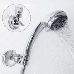 360 ° Rotation Shower Support Suction Cup Adjustable Shower Support Without Drilling For Bathroom Shower Head Fixing Accessory -Bathroom Faucet Store 68107328 5