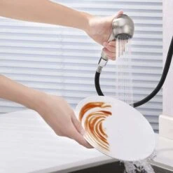 Spare Kitchen Faucet Spray 2 Types Of Spray Kitchen Faucet Head Replacement For Brushed Nickel Mixer Tap, -Bathroom Faucet Store 68108095 3